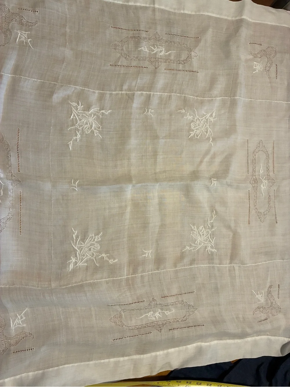 Vintage Embroidered Table Linens